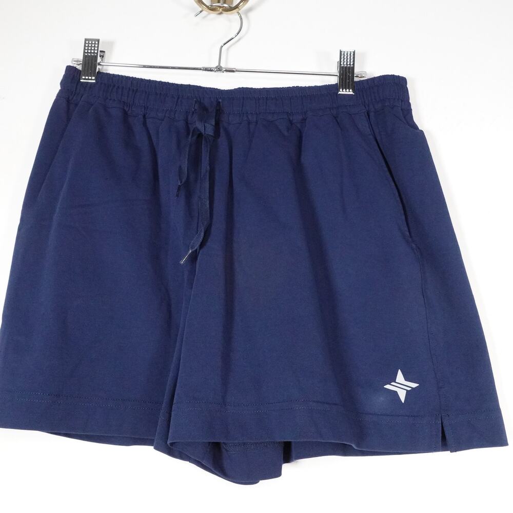 GUC Tuckernuck TNuck Womens Med Navy Stretch Casual Activewear Drawstring Shorts